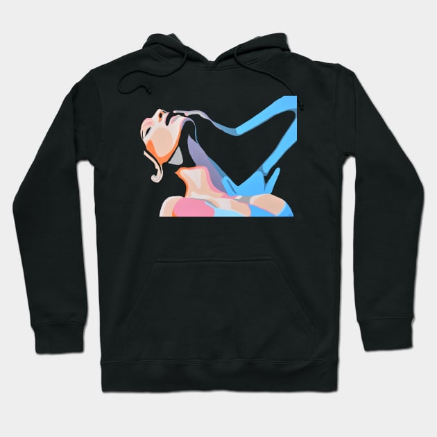 Passion Popart Style Hoodie by PrintsHessin